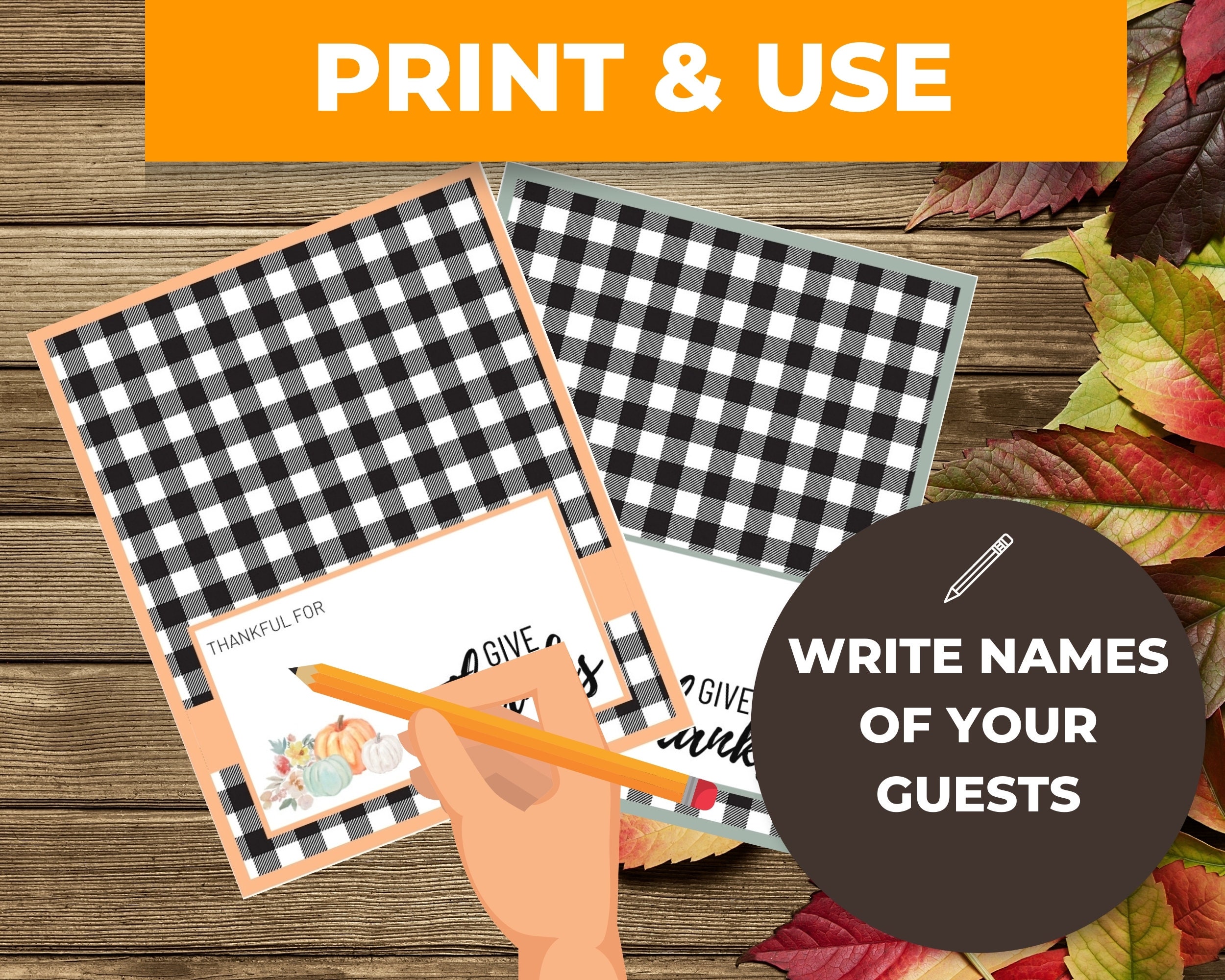 Place Setting Cards Place Cards Printable Table Tents - Etsy