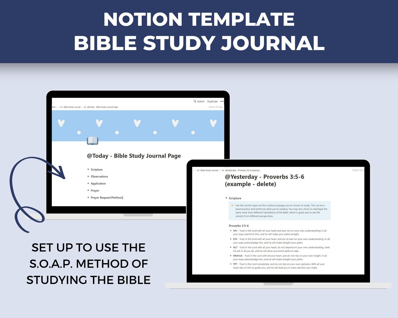 Notion Bible Study Journal Notion Template Digital Bible Study Notion Bible Study Journal Notion Template Digital Bible Study