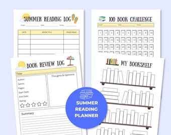Sommer Lese Herausforderung druckbar, Sommer Lese Log für Kinder, Lese Belohnung, Kinder Sommer Lese Herausforderung, Lesetabelle
