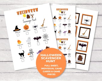 Halloween Scavenger Hunt, Printable Halloween Kids Activity, Halloween Classroom Activities, Halloween Activity Printable, Halloween for kid