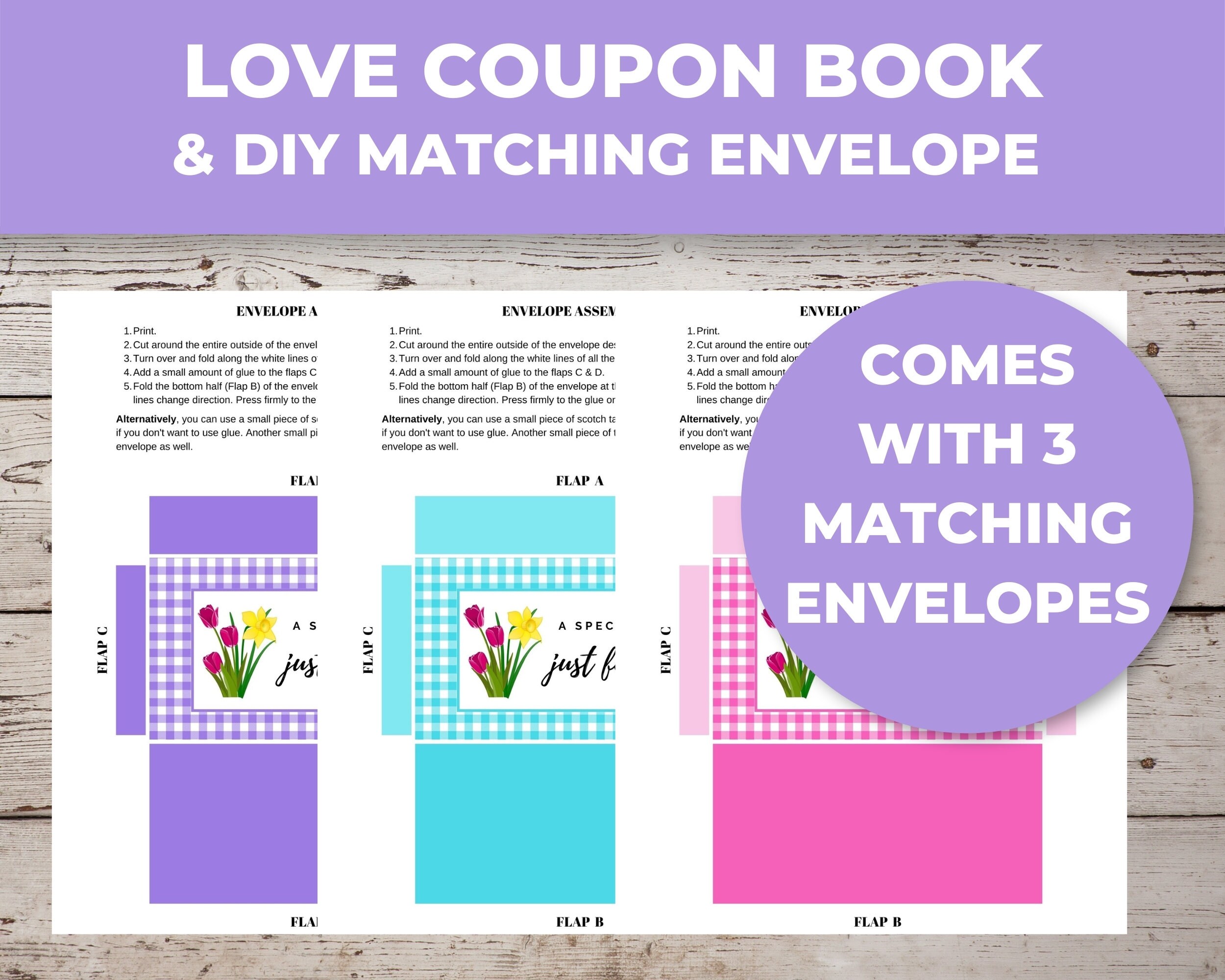 Editable Coupon Book, Digital Coupon Book, Coupon Book Template, Unique