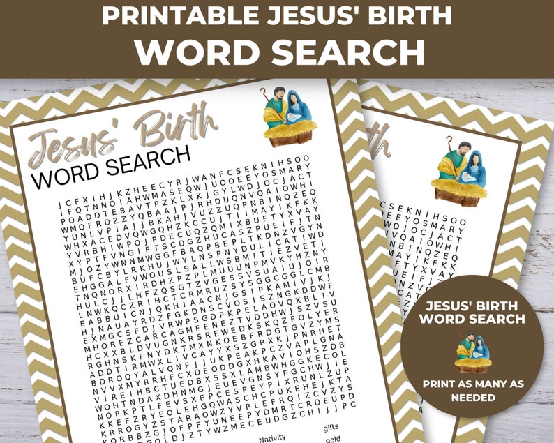 Books of the Bible Word Search Game, Printable Christian Game for Kids ...