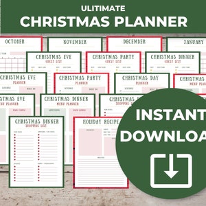 Printable Holiday Planner