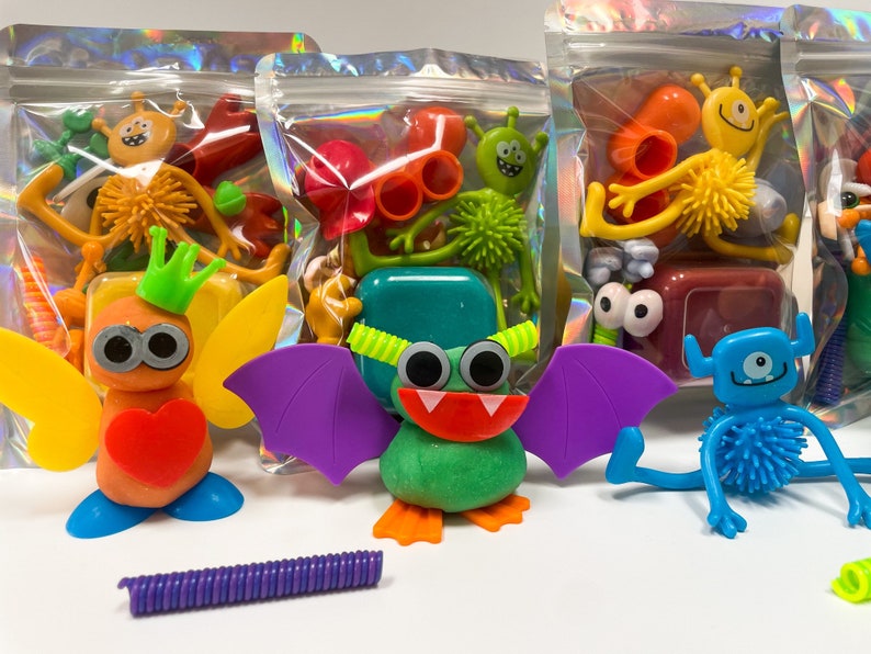 Monster Playdough Kit, Build Your Own Monster Kit, Halloween Class
