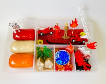 Fire Game, Playdough Sensory Kit, Learning Games, Playdough Game, Colorful Playdough, Birthday gift for children, Gifts for learning kids