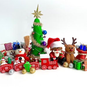 Christmas Playdough kit, Sensory Playdough Kit, Christmas Gift for kids, Busy Kit, Holliday gift for kids, Play Dough Kit