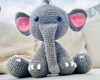 Crochet Elephant pattern/ Amigurumi Elephant pattern