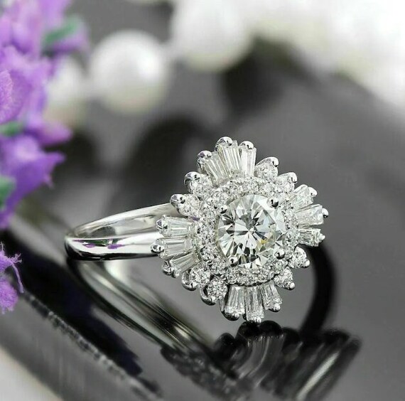 Ballerina engagement best sale ring