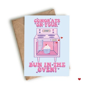 Tarjeta de felicitaciones por el nacimiento de su bebé, tarjeta de felicitaciones por el embarazo, tarjeta para una nueva mamá, tarjeta de anuncio de embarazo