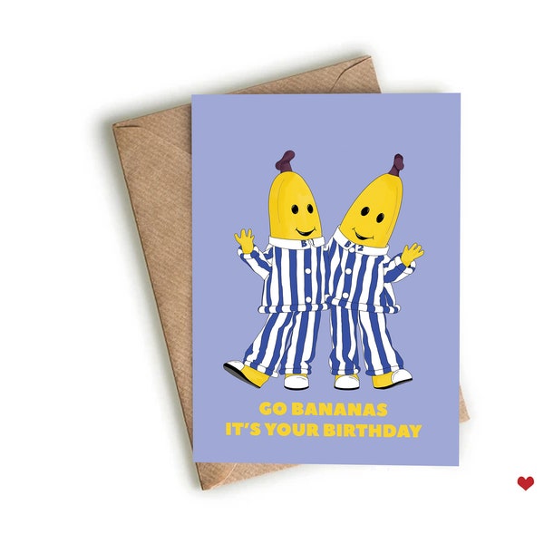 Bananas in Pyjamas - Etsy