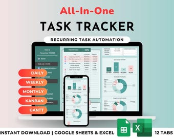 Uppgiftsspårare Projektledning Kalkylblad Kanban-tavla Eisenhower-matris Daglig veckoplanerare Gantt-schema Teamspårare Excel Google Sheets