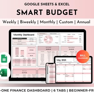Buchhaltung für alle Budgetierungen (Monatlich, Gehaltsabfrage, Wöchentlich, Jährlich) | Ausgaben-Tracker, Zahlungs-Tracker | Geldfluss-Kontrolle