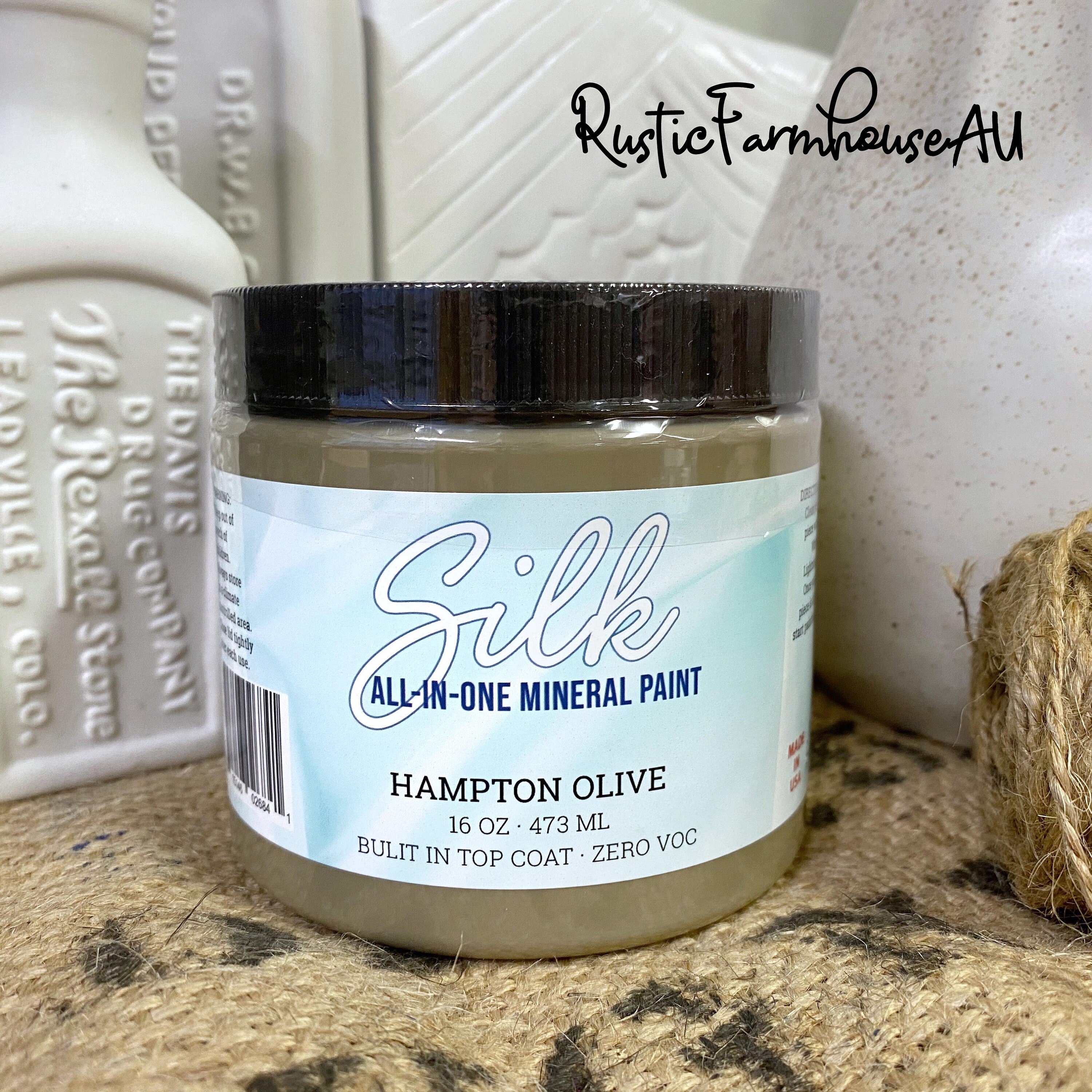 HAMPTON OLIVE Silk AllinOne Mineral Paint by Dixie Belle Etsy