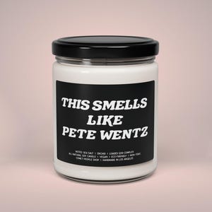This Smells Like Pete Wentz Soja-geurkaars, 9oz grappig cadeau Fall Out fanart jongen emocadeau Veganistisch niet-giftig Eco-vriendelijk | Handgemaakt in LA