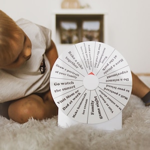 Personalized Game for Thanksgiving Party, Spin the wheel game, Unique party game, Baby shower game, Wedding Custom Activity, Wheel Of Prizes