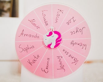 Customized game color wheel, Easter Party Decor, Children board games, Custom toddler game, Dry erase wheel, Family game night