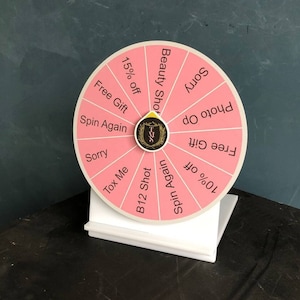 Custom Party Game, Spinning Wheel, Family Game Night, Dry erase wheel, Bridal shower game, Discount Win Game, Fathers Day Game Personalized