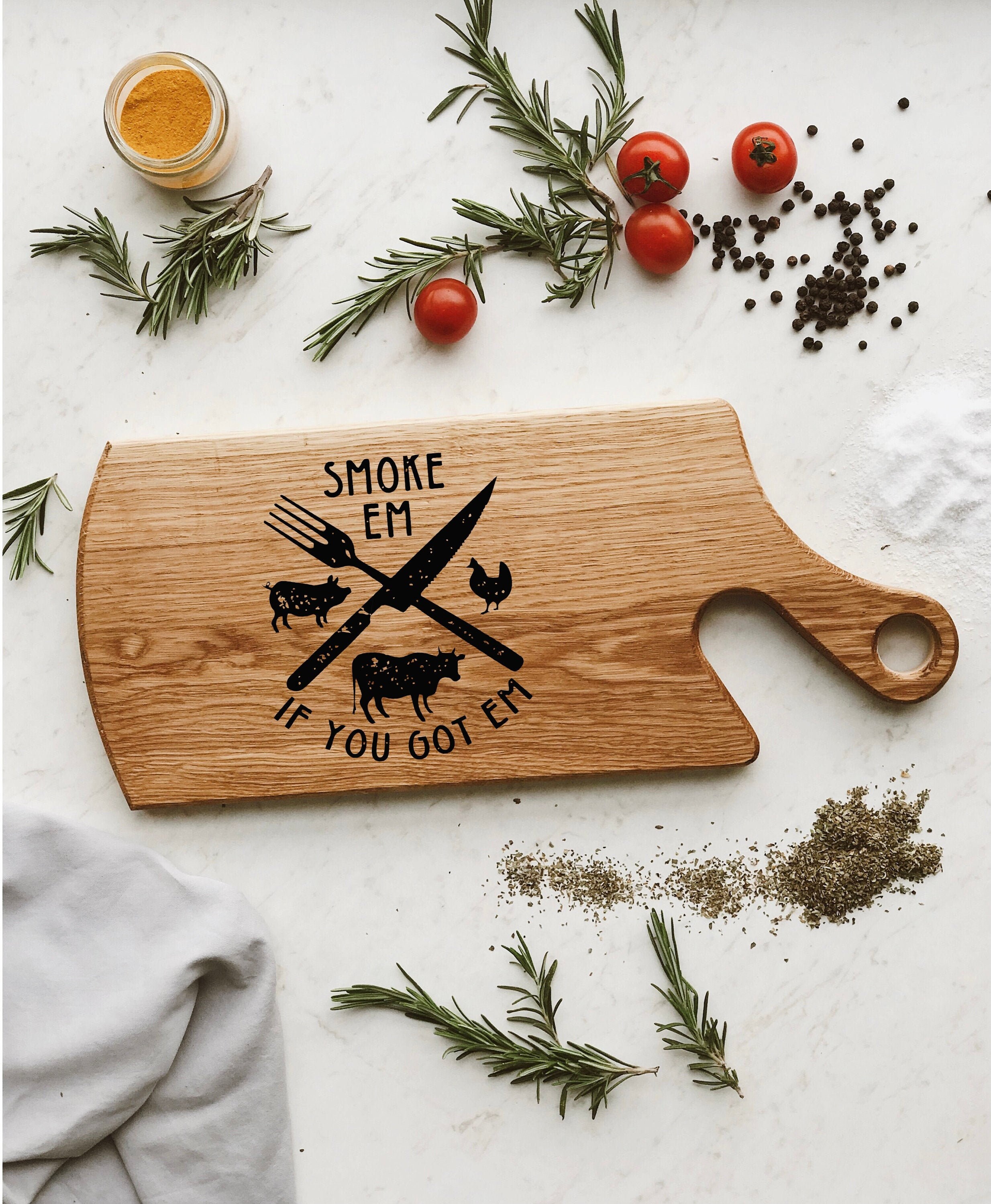 Ax Shaped Cutting Board Grill BBQ Serving Board Daddy Custom Etsy