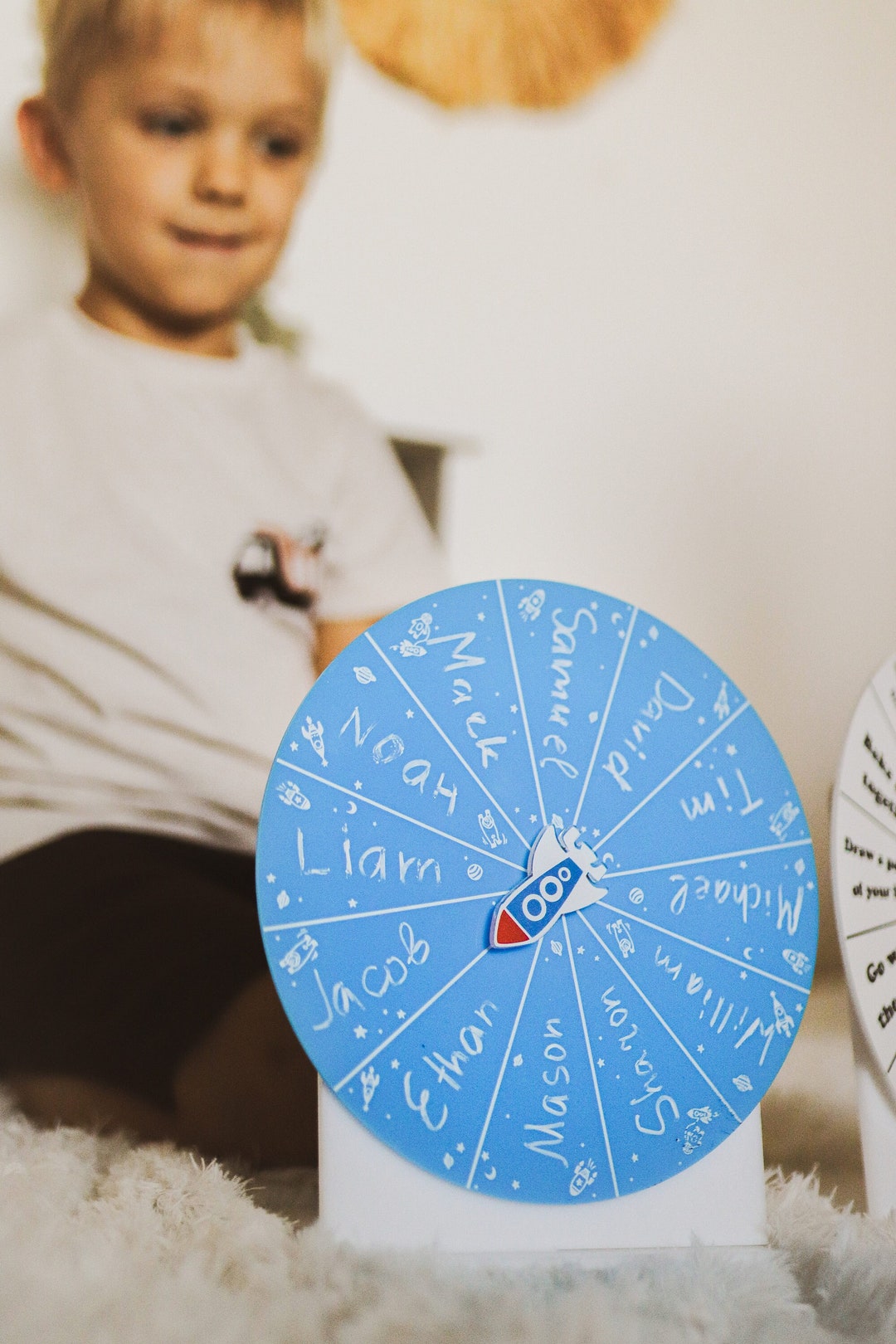 Wheel Game for Family Game Night Games for Little Ones Color Etsy