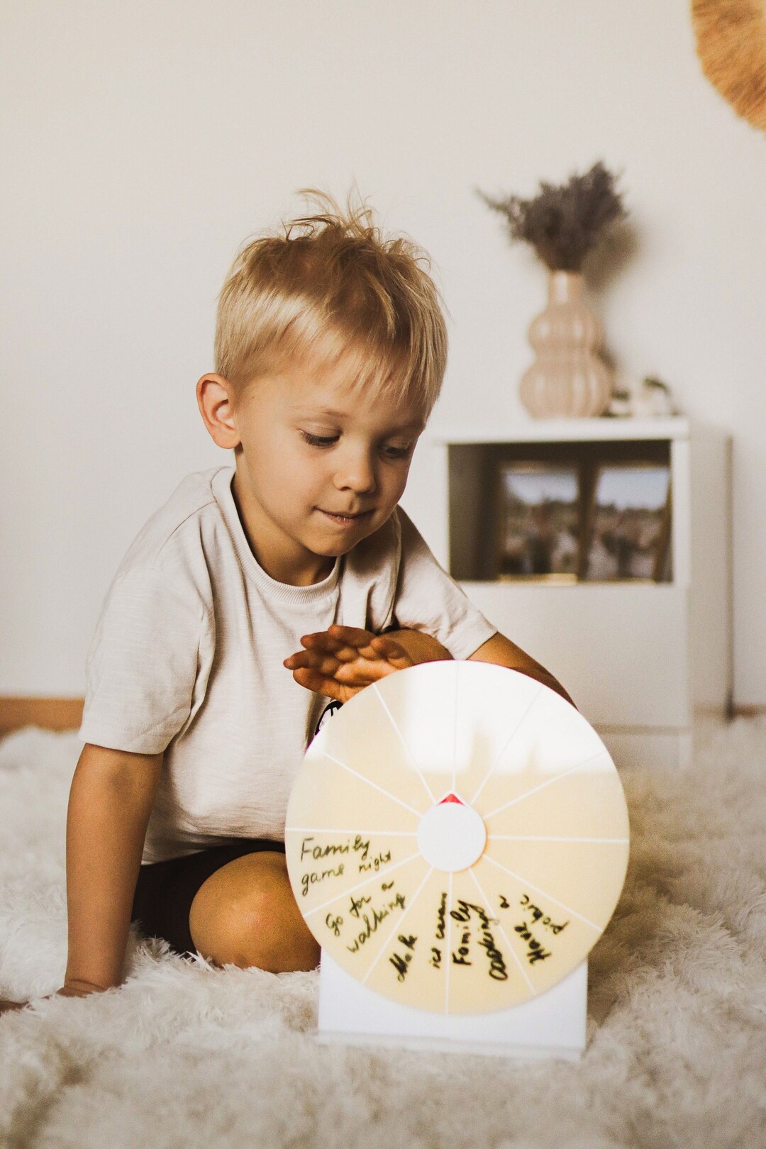 Dry Erase Wheel for Kids Personalized Spin the Wheel Game Etsy