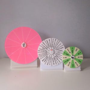 Spin the Wheel Game - Fortune Wheel, Wheel of Prizes, Raffle Prize Spinner, Party Game, Classroom Reward Wheel, Carnival Game Wheel