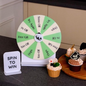 Business Game For Clients, Spin The Wheel, Prize Wheel, Spin To Win, Party Games, Personalized Pass The Prize Spinner, Custom Game
