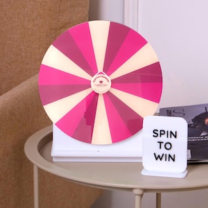 Personalized Spin The Wheel, Multi Color Spin Wheel, Custom Business Game For Trade Show,  Fortune Wheel, Autumn Party Game, Pass The Prize
