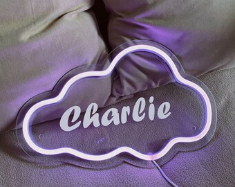Customized acrylic LED neon name sign, Family name LED lights wall hanging, Unique neon sign Gift, Custom wedding neon sign for wall decor