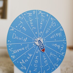 Baby shower fun, Family game night, Personalized spin the wheel game, Wooden dry erase wheel for baby shower, Easter gift, Mothers day gift Acrylic our tasks