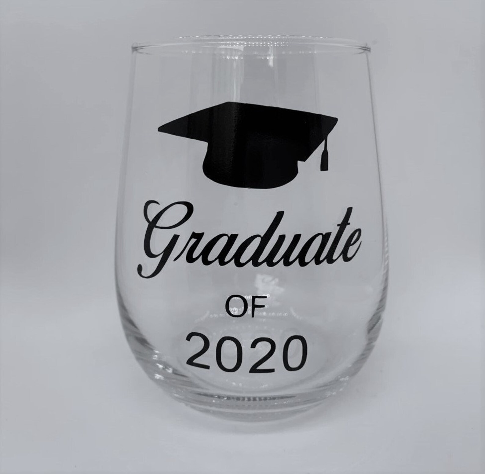 Graduation Glass Personalised Gift with message Etsy