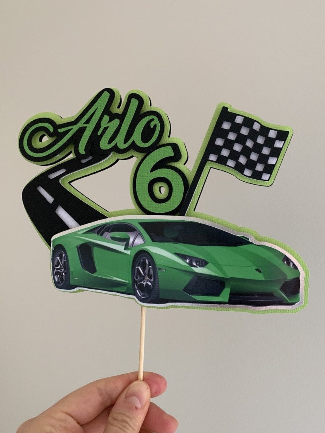 3D Lamborghini Cake Topper Personalised Lamborghini Cake | Etsy