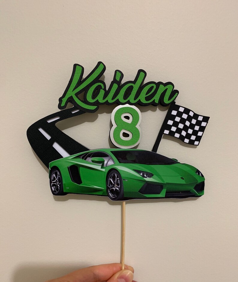 3D Lamborghini Cake Topper Personalised Lamborghini Cake - Etsy