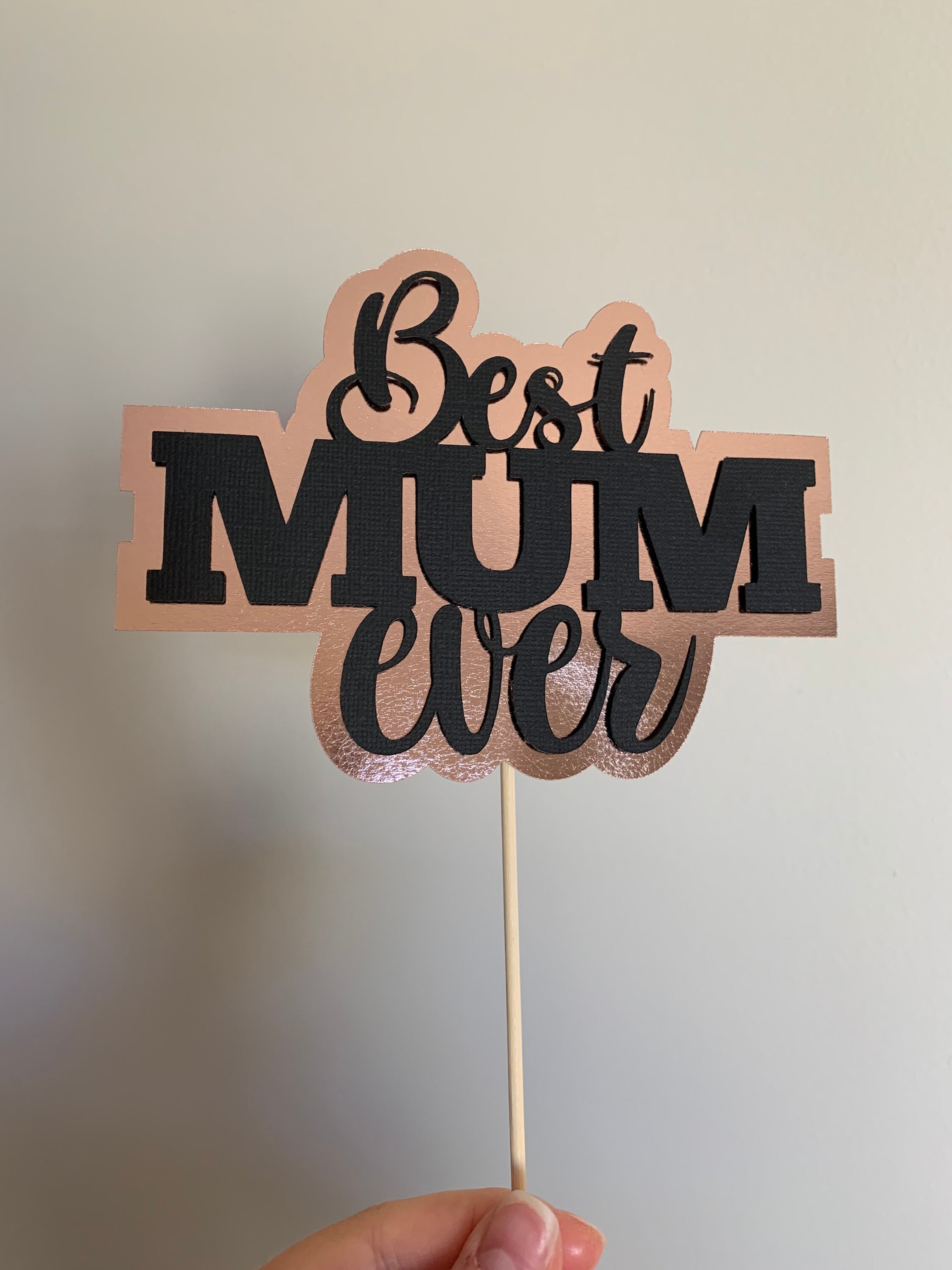 Layered Cardstock Cake Topper Custom Cake Topper Birthday Etsy Australia