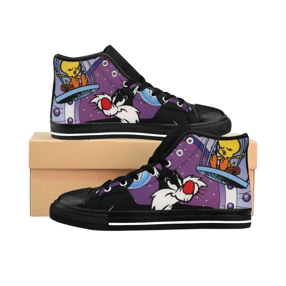 Sylvester and Tweety Shoes Sylvester the Cat and Tweety Bird - Etsy