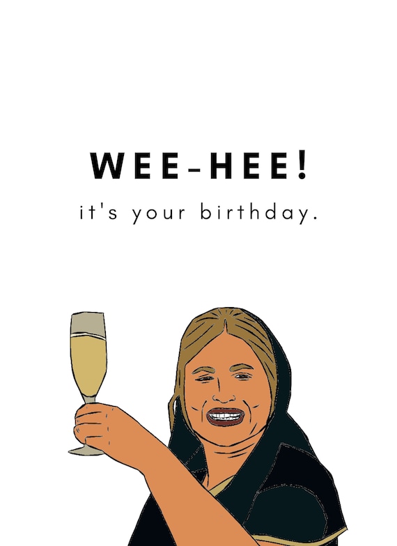 White Lotus Birthday Card | Etsy