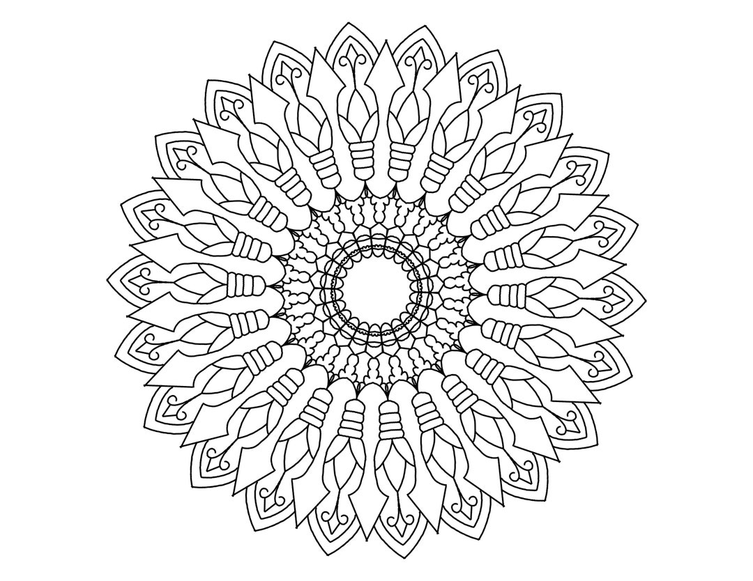 500 Ready to Print Mandala Design PDF Files, Coloring Page, Mandala Art, Mandala Book, - Etsy