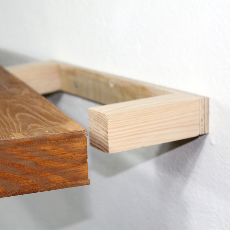 Thick Floating Shelf Floating Shelves Wood Floating Shelf Etsy