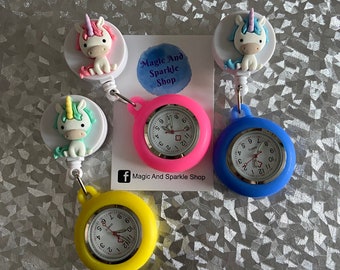 retractable nurse watch