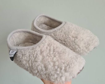 Wool Slippers - Etsy
