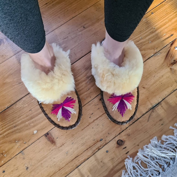 Bright pink shop mules