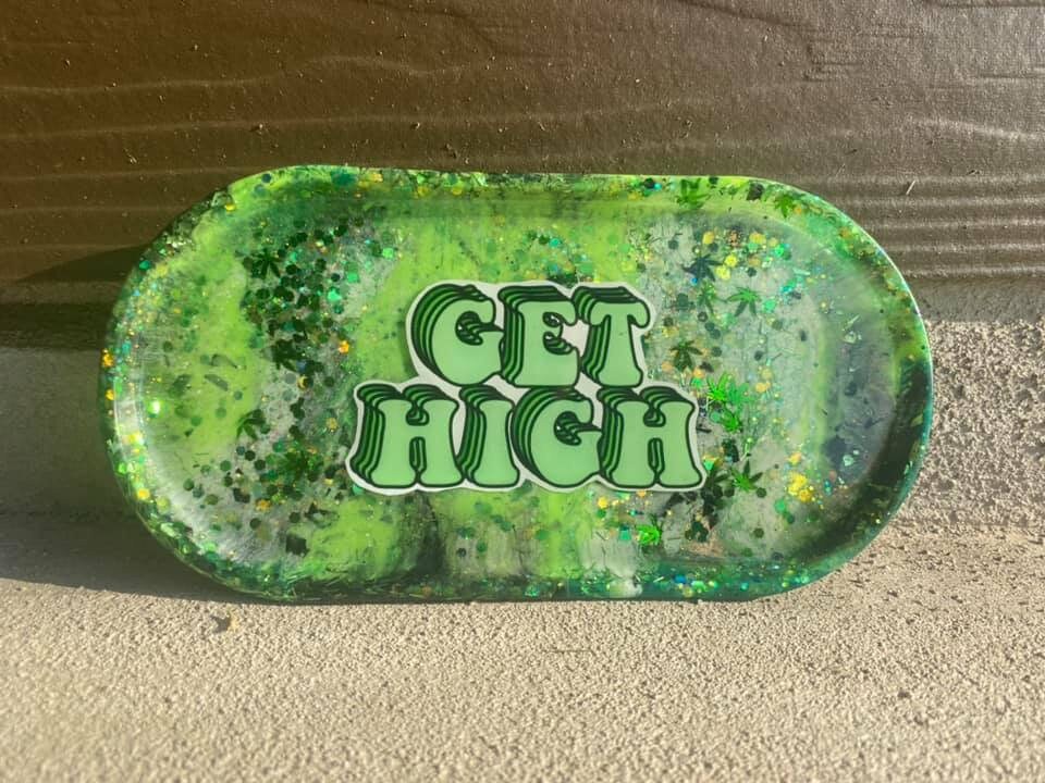 Resin Get High Mini Rolling Tray | Etsy