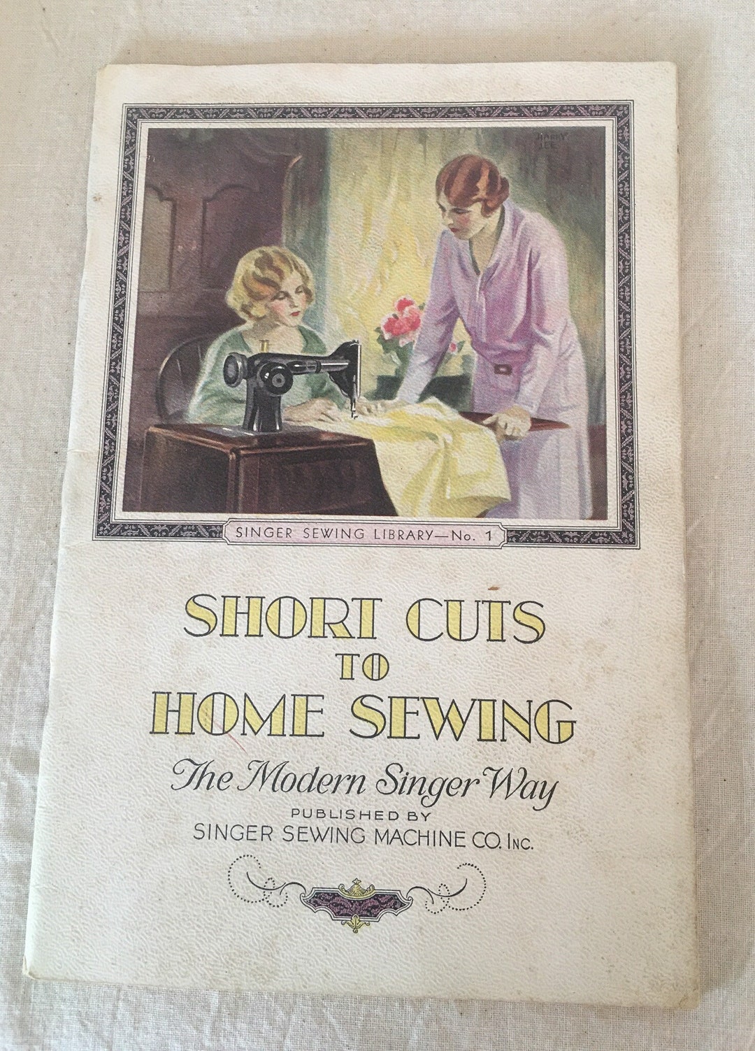 1930 Singer Sewing Library 4 Books Etsy