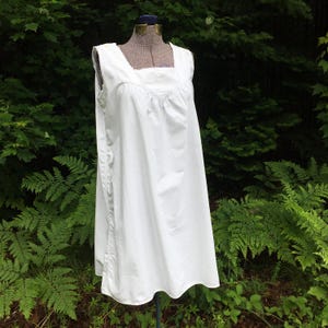 white cotton house dress Cotton Housedress
