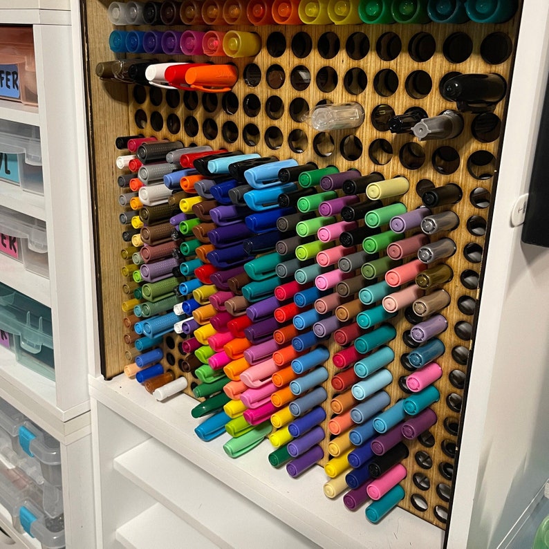 Laser Cut File 15 Inch Pen/pencil/marker/paint Brush Holder Etsy