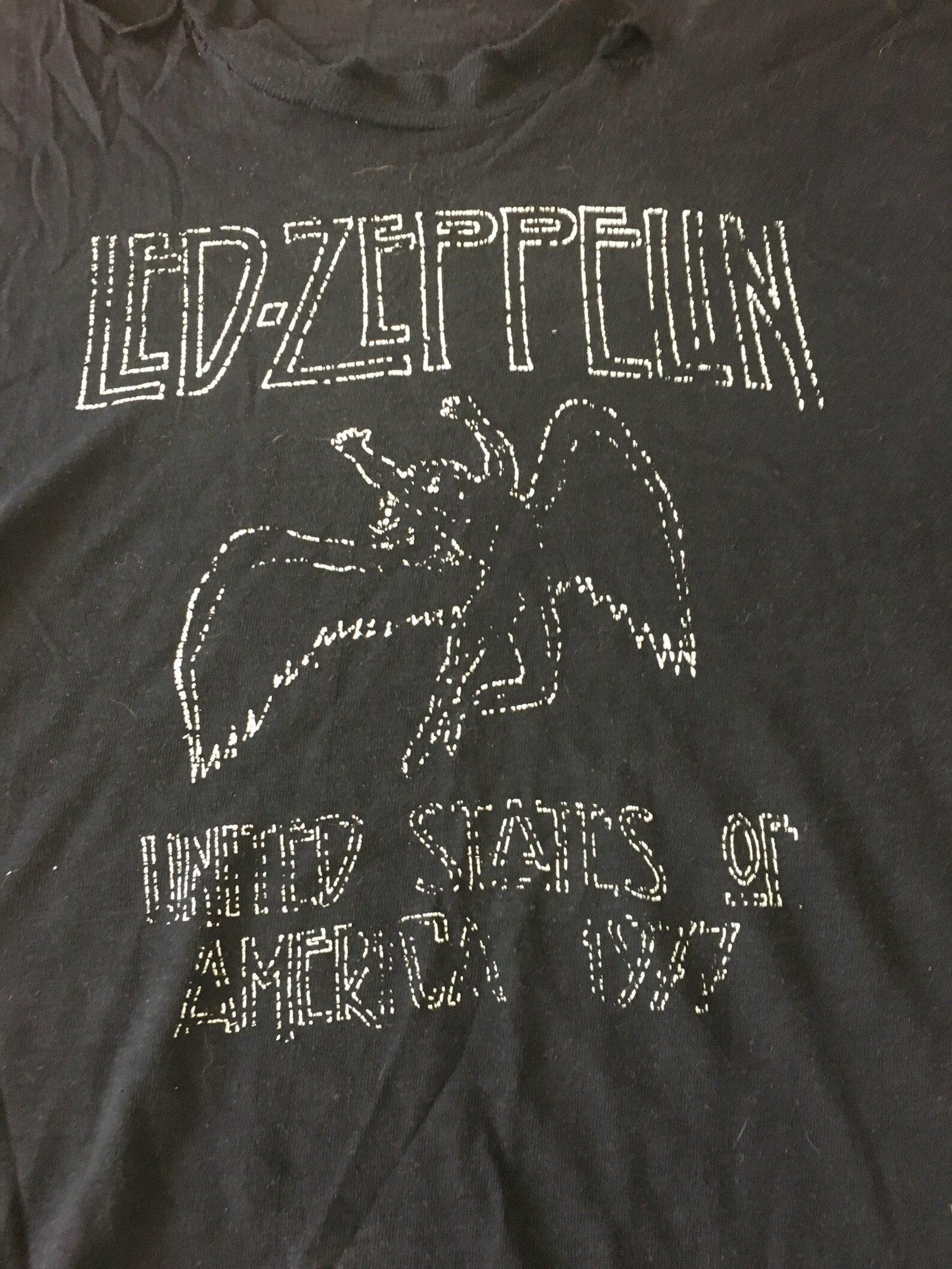 1977 Led Zeppelin U.S. Tour vintage tshirt Etsy