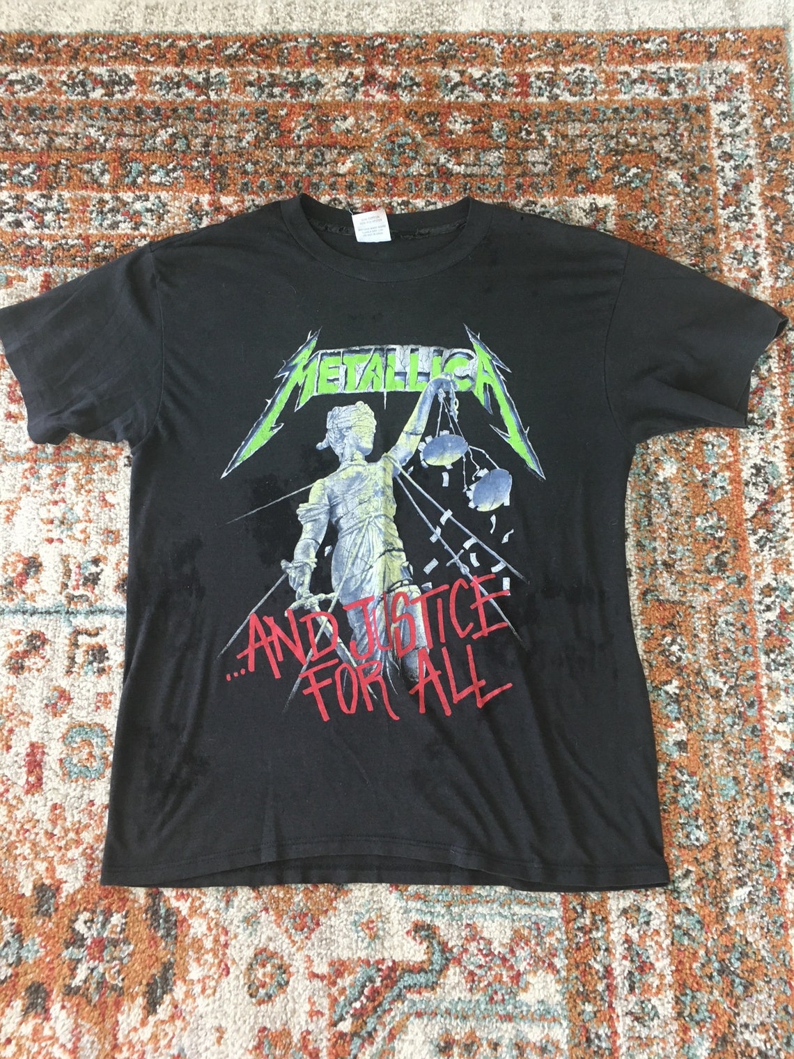 metallica 1989 tour shirt