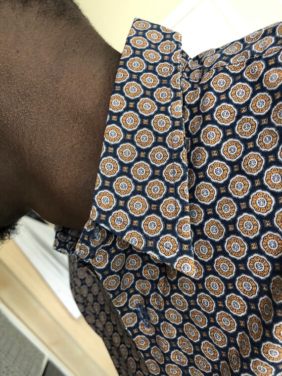Angelo Litrico men’s vintage patterned shirt size… - image 8