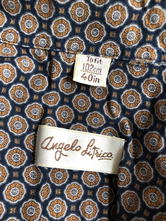 Angelo Litrico men’s vintage patterned shirt size… - image 9
