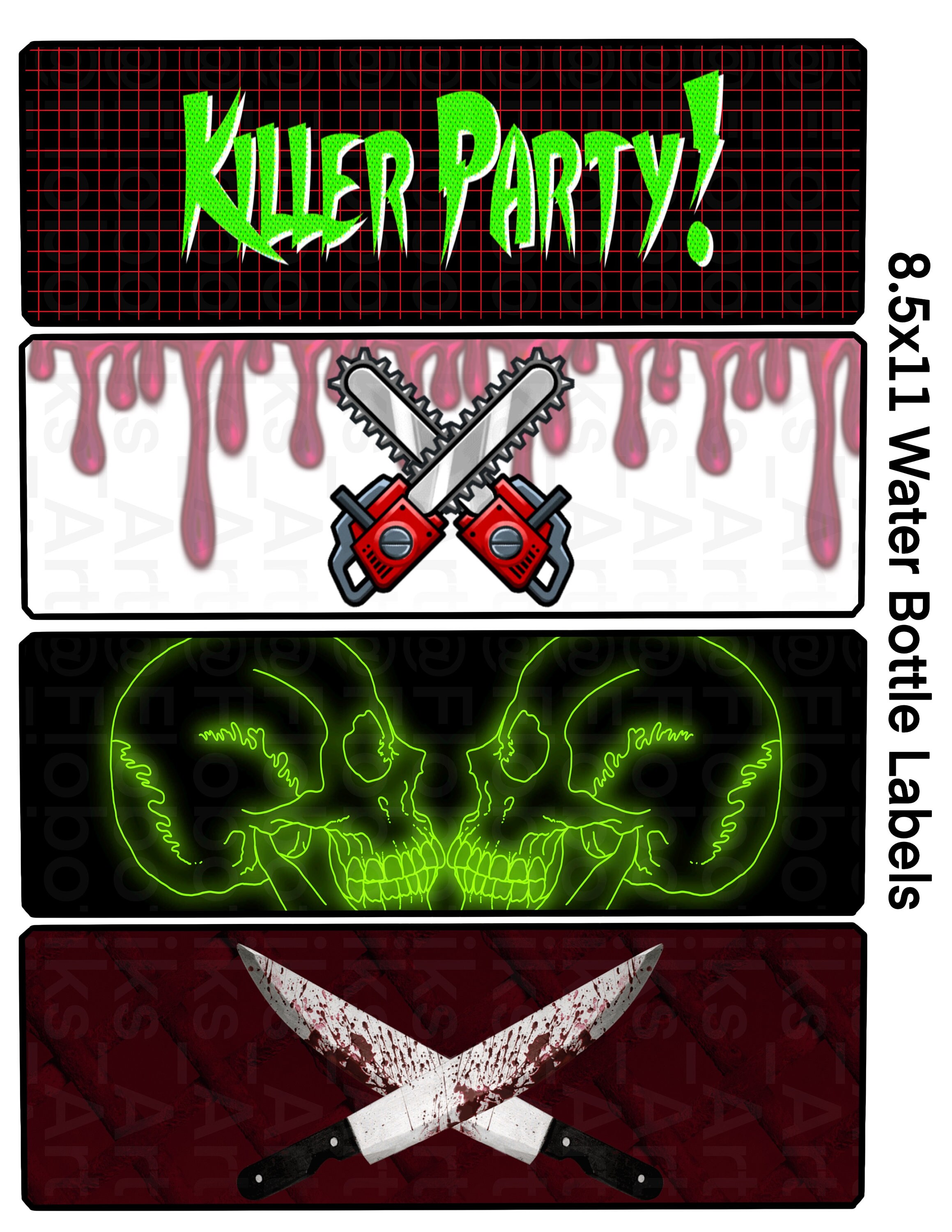 Killer Party Printable Party Decorations | Etsy