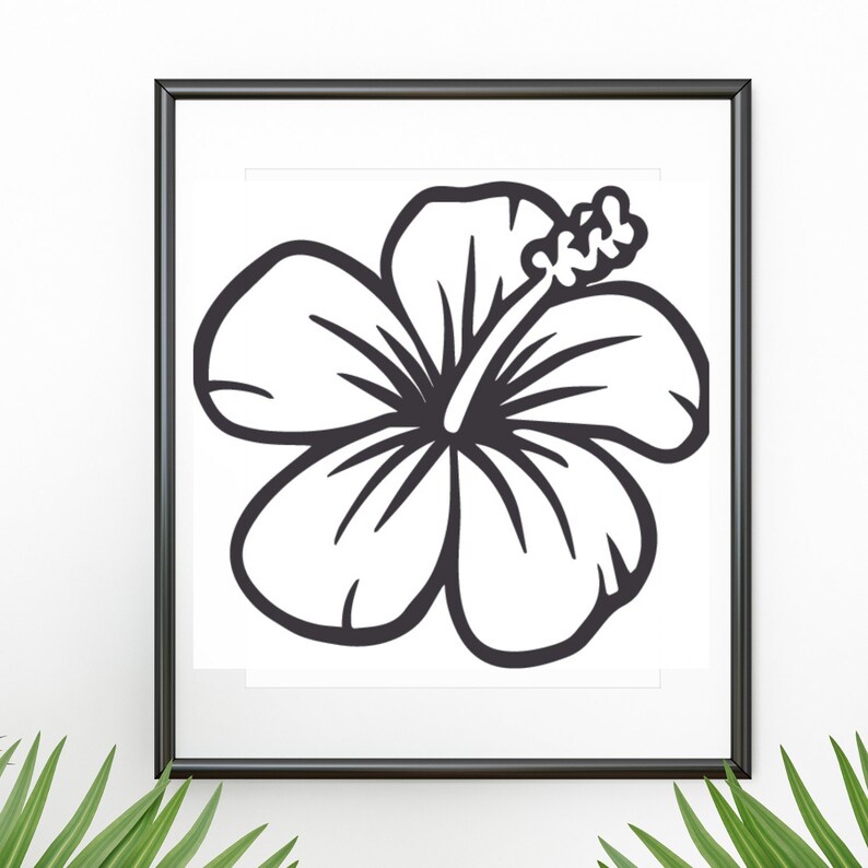Hibiscus Flower Svg Bundle Clip Art Instant Download Digital Files, Svg ...